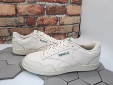 Reebok Court Advance Men’s Sz 11.5 Cream Chalk Green Sneaker Off White Club C