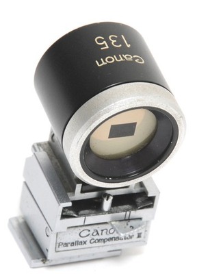 @ Canon Finder 135mm w. Canon Parallax Compensator III for Canon RF