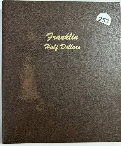 FRANKLIN HALF DOLLAR #7165 - DANSCO ALBUM - GENTLY USED ***SHIPS FREE****   #253