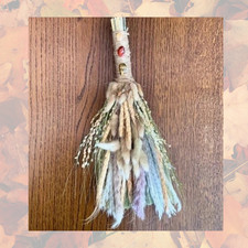 Handmade Altar Besom Broom Broomstick Wiccan Witch Witchy Handfasting Gift