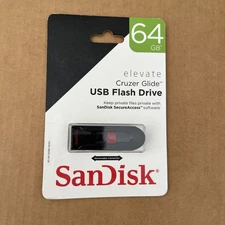 SanDisk Cruze Glide USB Flash Drive 64GB Brand New