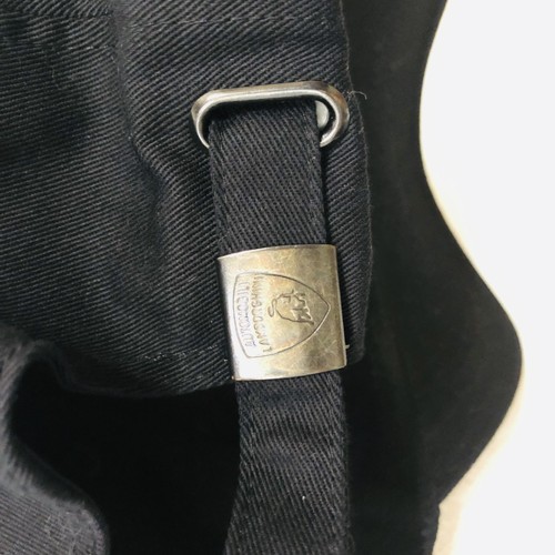 Lamborghini Hat Cap Strap Back Black Embroidered Bull Sant Agata 1963 Mens Italy - Picture 11 of 11