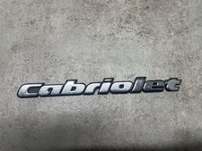 VW Golf 2 Cabrio Cabriolet Emblem Schriftzug Hinten #25