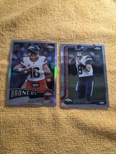 2025 Topps Chrome Bo Nix #1975-11 Refractor Jarrett Stidham 89 Denver Broncos