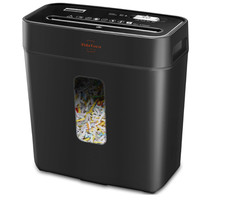 Trituradora doméstica de corte cruzado, P-4, compacta y antiatascos. Nuevo