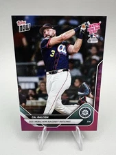 2025 Topps Now Home Run Derby Cal Raleigh #HRD-7 PINK Foil SP Baseball