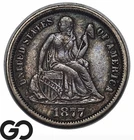 1877 Seated Liberty Dime