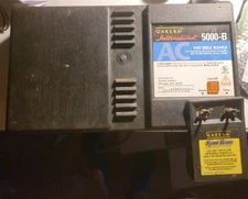 zareba 5000-B 100 mile range electric fence charger with Storm Guard
