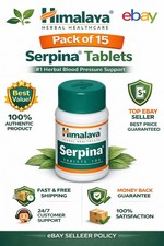Himalaya Serpina Tablets 100 Tabs x15 Herbal Cardiovascular Wellness free ship