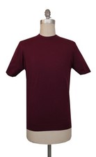  600 Svevo Parma Burgundy Red Cotton Crewneck Sweater - SV4252414 