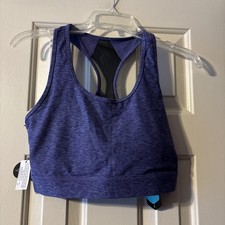 LuLaRoe lila meliert Rise Collection Invincible Sport-BH Größe Large neu mit Etikett