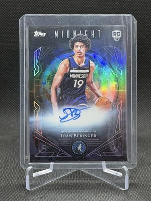 #ad Joan Beringer Rookie 2025 26 Topps Midnight “Midnight Sun” Auto Timberwolves $44.99