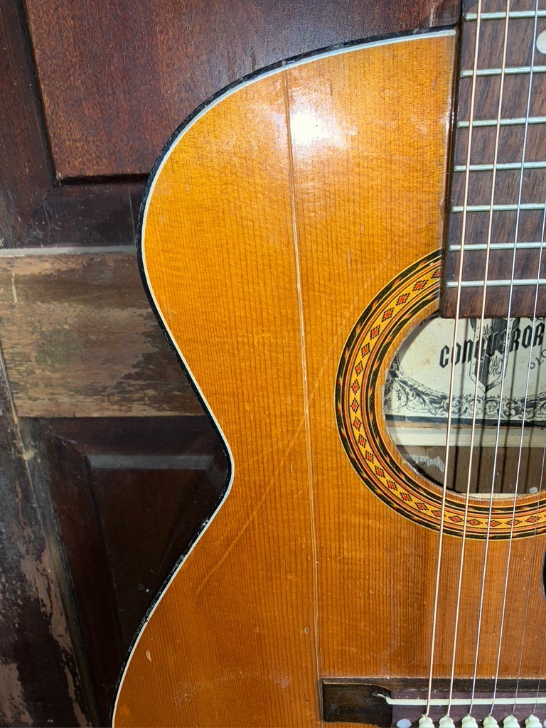 Conqueror CS-27 ハミングバード・ジャパンビンテージ・日本製・0フレット仕様・希少品 Conqueror Steel String Japanese Made Vintage 1960's 