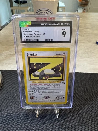 Snorlax #49 Black Star Promo CGC 9 Pokemon Card