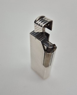 DUNHILL LIGHTER ALDUNIL LONGER SOLID SILVER 1954