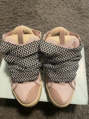 Lanvin Curb Sneaker, Größe 39, Rosa-Beige-Multicolor, Unisex