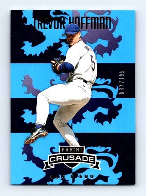#95 2025 Panini Crusade BLUE * Trevor Hoffman 37/199 San Diego Padres