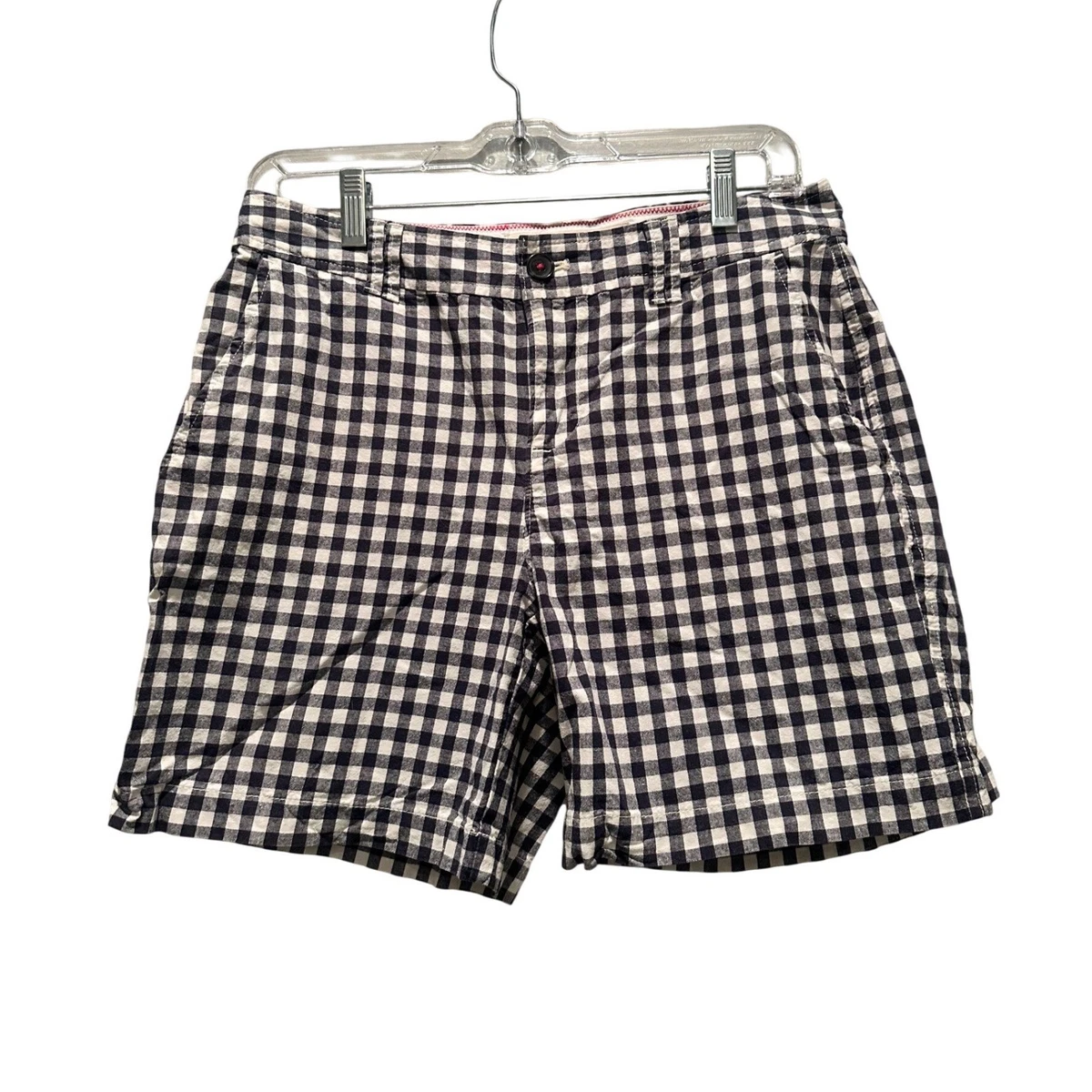 BOSS - Short de bain en seersucker à rayures - Blanc