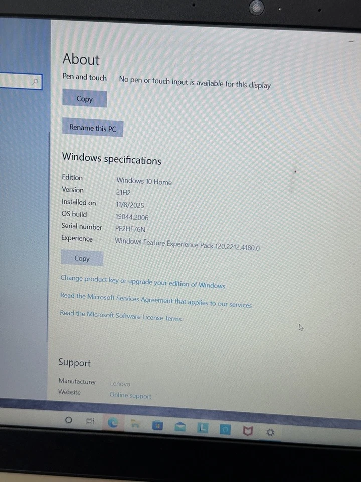 Lenovo IdeaPad 3 15IML05 15.6 Intel Pentium Gold 81wb 6405U 2.40GHz, (45486) Foto 3 de 4