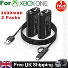 Rechargeable Battery 2 Pack For XBox One X/S Series X/S Controller+Charger Cable
