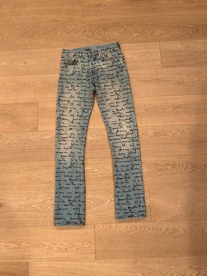 Dior Homme SS15 Script Denim