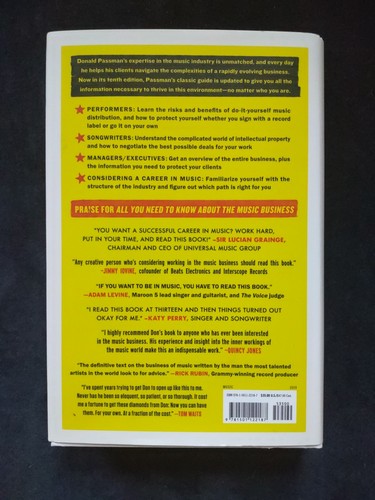 All You Need to Know About the Music Business 10th Ed. Hardcover Book DJ Passman - Picture 2 of 24