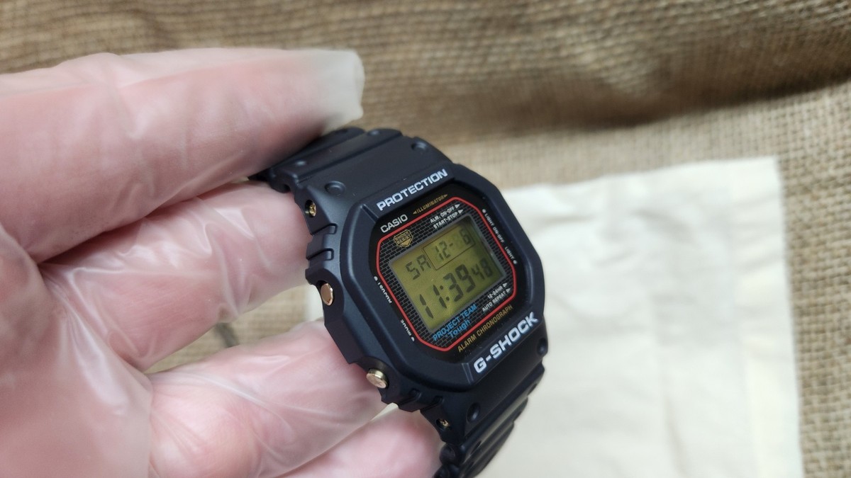 CASIO G-SHOCK DW-5040PG-1JR 40th Anniversary Mens Watch Black Tags