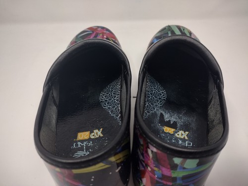 Dansko XP 2.0 Damen CLOGS Schuhe PAINT Swirl schwarz Lack 37 (6,5-7) - Bild 6 von 11