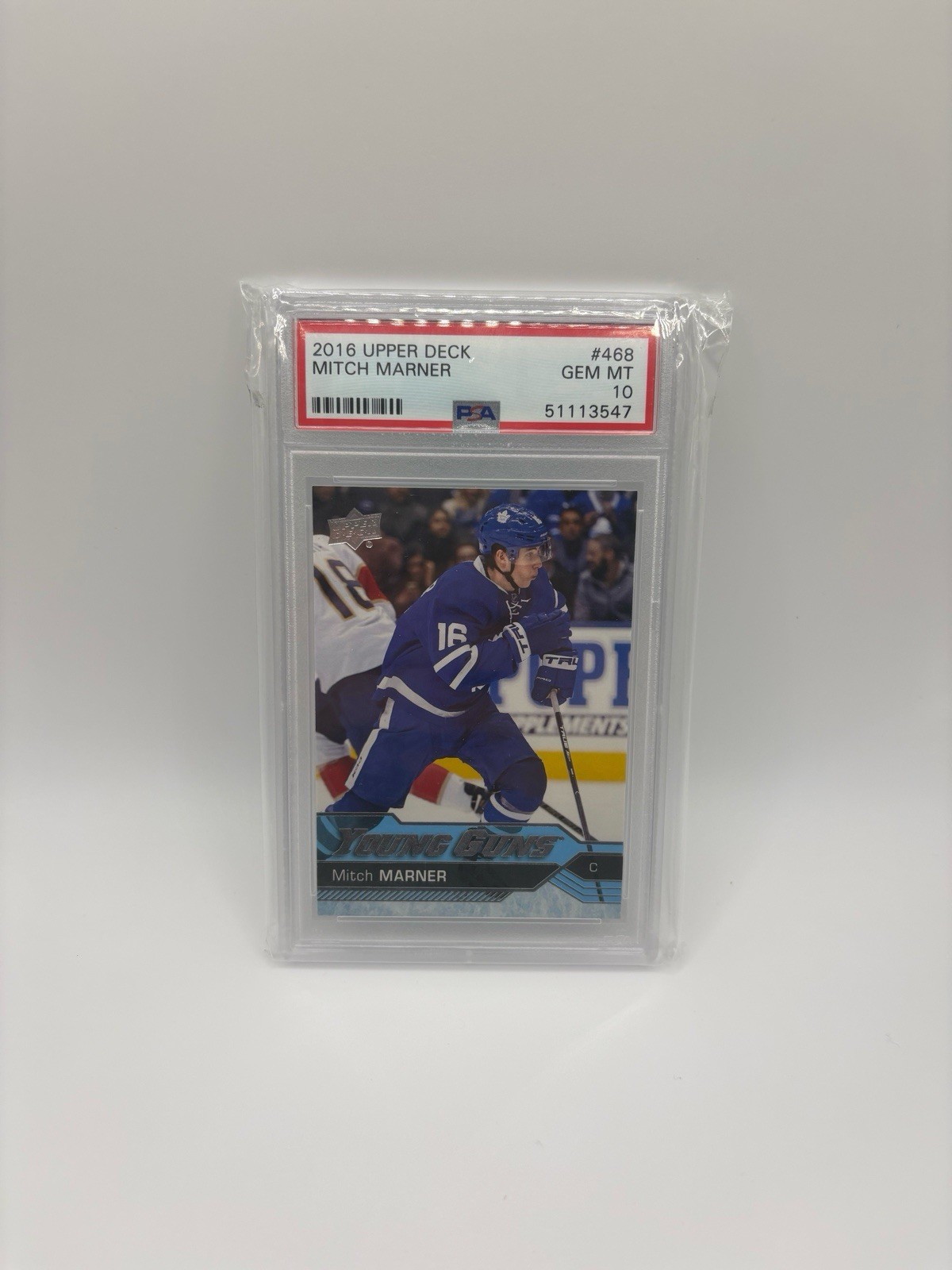 2016-17 Upper Deck Young Guns Mitch Marner #468 PSA 10 GEM MT Rookie RC