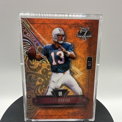 Wild Card Card Studs 2026 Dan Marino Dolphins Football 7CDL-DM 4/7 Insert