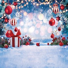 10X10ft Christmas Backdrop Winter Dream Wonderland Photo Background Xmas Tree...