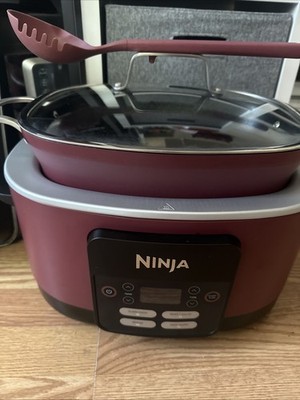 Ninja Cooker Plum Color, With All Parts, No Instructions
