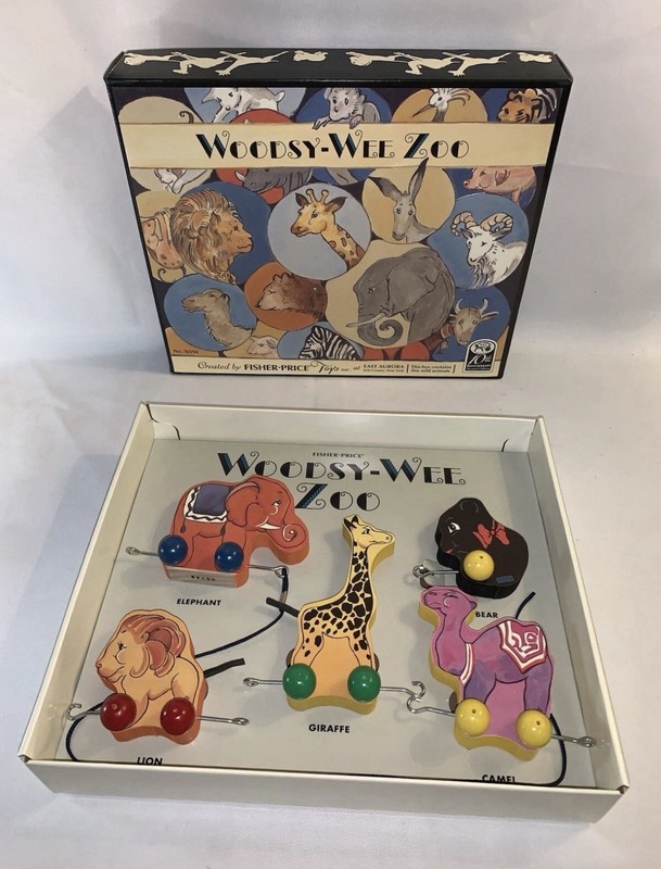 Vintage 1996 Fisher-Price Toy Fest "Woodsy-Wee Zoo" MIB - New Old Stock Animals
