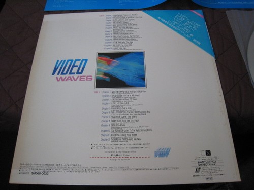 Video Waves Japan Laserdisc Cure Smith Status Quo Genesis Level 42 Gibb LD 3027 - Picture 3 of 7