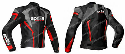 APRILIA Giacca in Pelle da Motociclista MOTO GP Motocicletta Pelle Giacca  50,54 | eBay