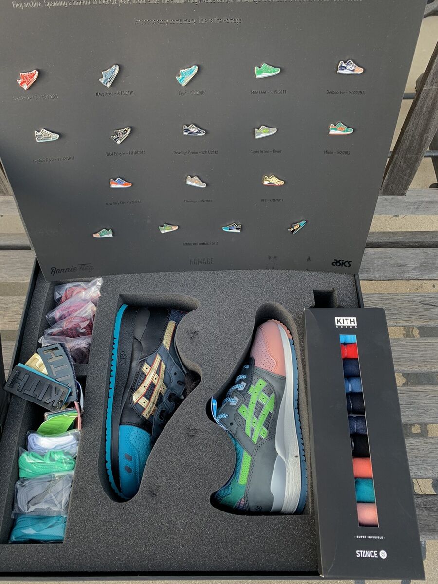 DS Ronnie Fieg x Asics Gel Lyte iii Kith Homage to Home Sz 6 DS Ronnie Fieg x Asics Gel Lyte iii Kith Homage to Home Sz 6