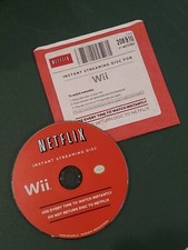 Netflix Instant Streaming Disc (Nintendo Wii, 2010) Disc + Original Sleeve