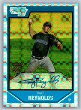 2007 Bowman Chrome #BC240 Greg Reynolds Prospects X-Fractors #/225