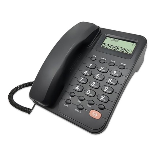 Corded Telephone Caller Display Landline Phone for Home Office Energy Efficient - Zdjęcie 5 z 10