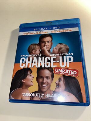 The Change-Up (Blu-ray/DVD, 2011, 2-Disc Set, Rated/Unrated)
