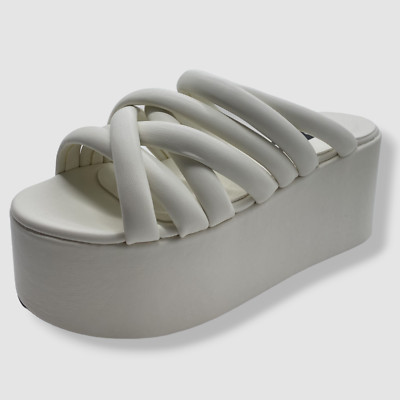$595 Simon Miller Women's White Maze Vegan Multi-Band
