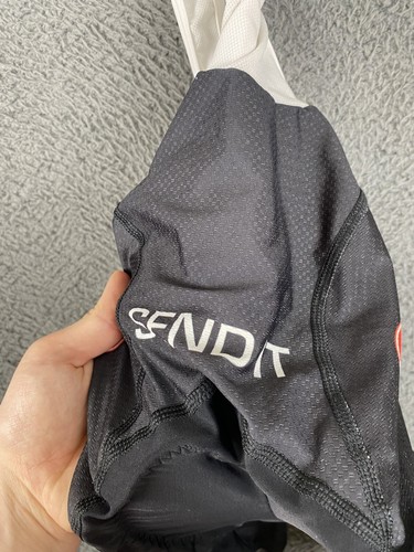 CASTELLI - Bib Cycling Shorts Mens Extra Small XS Black & Red - Picture 5 of 7