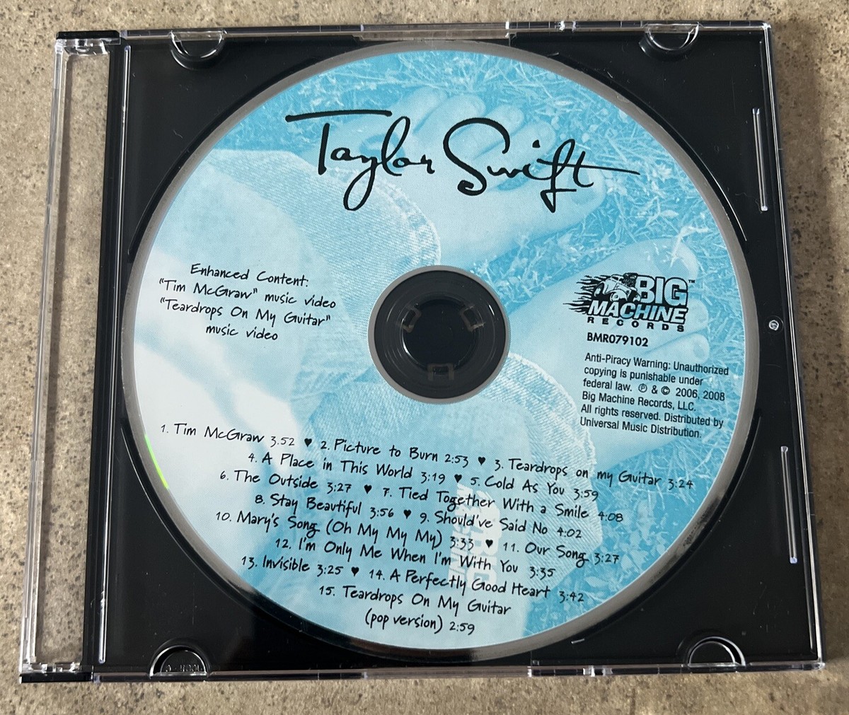 Taylor swift プロモCD Taylor Swift Fearless Japanese Promo CD album (CDLP) (485715)
