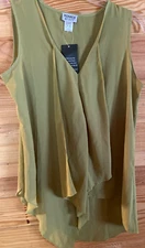 size XL Avocado GREEN Falling For Me Top from Monroe and Main