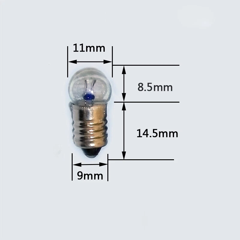 E10 Screw Small Light Bulb 1.5V 2.5V 3.8V 0.3A Physical Experiment Lamp - Image 2 of 3