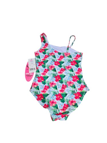 SOL Girls One Piece Swim Suit UPF 50 SWIMWEAR NWT SIZE 5 - Picture 2 of 3