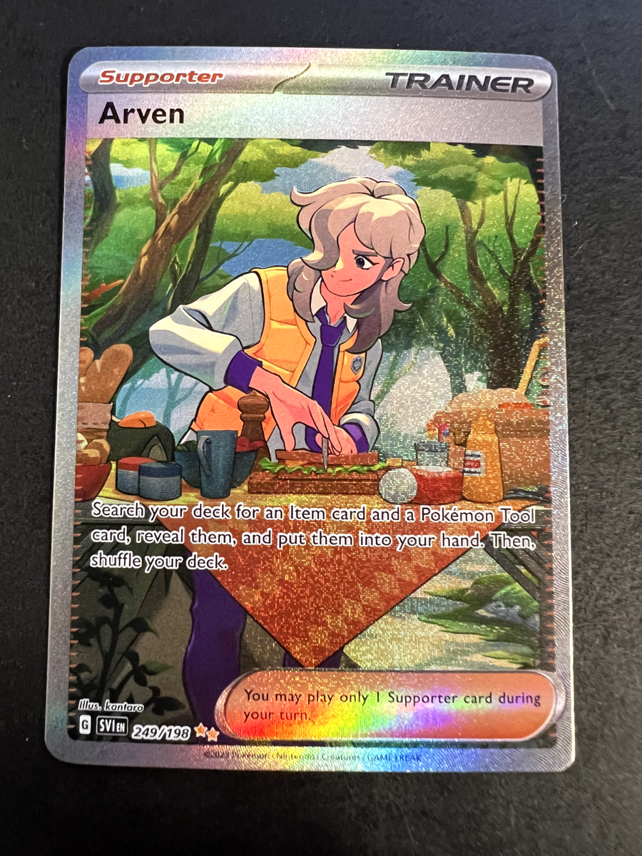 Arven (249/198) Illustration Rare | Scarlet & Violet Base Set | Near Mint |  eBay