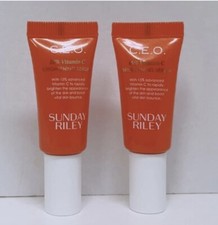 Sunday Riley C.E.O 15 Vitamin C Brightening Serum 0.17 oz each travel sizes