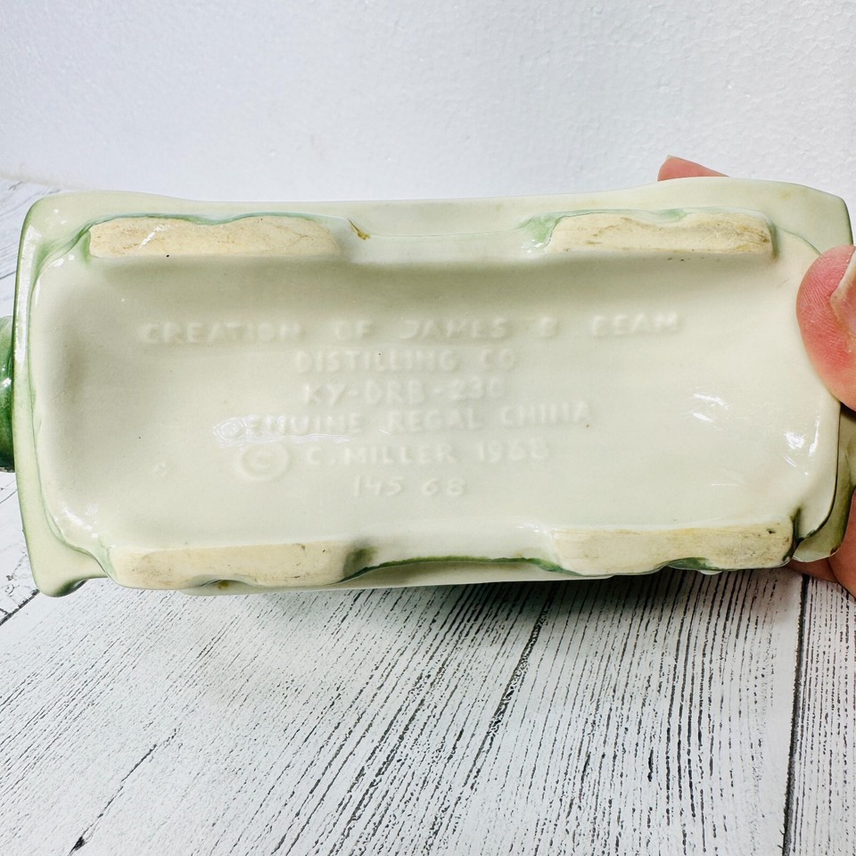 1968 Jim Beam Trolley Car Decanter San Francisco Empty Regal China