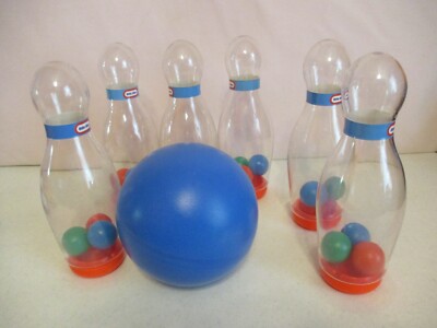Little Tikes-Bowling Set-6 Pins & Ball -As Shown | eBay